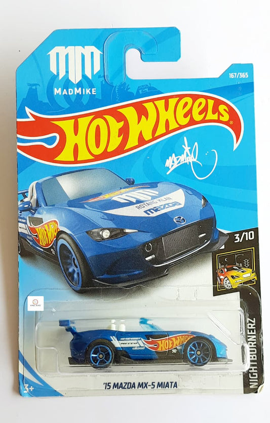 ’75 Mazda MX-5 Miata – Night Burnerz – Hot Wheels (Blue) | Bonzo Bears