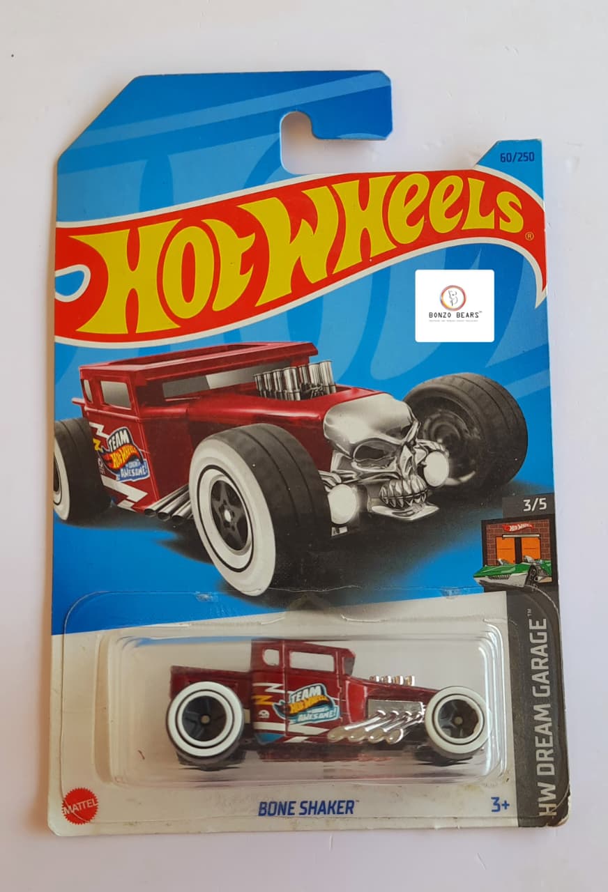 Bone Shaker (Red) - Hot Wheels | Bonzo Bears PB40