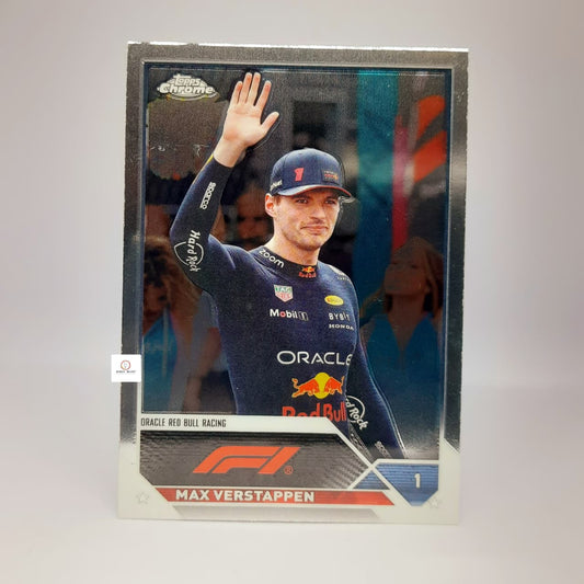 Topps Chrome 2023  Max Vestappen  Champion Ship Leader Portrait  # 3- 2022 Base Card