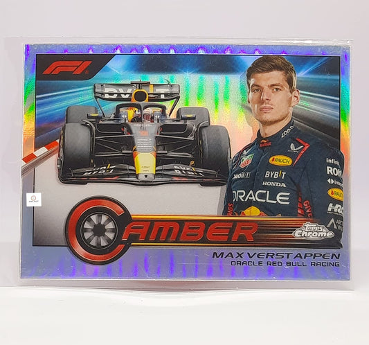 2023 Topps Chrome - F1 MAX VERSTAPPEN Camber #CAM-MVIII Oracle Red Bull Racing (Refractor)