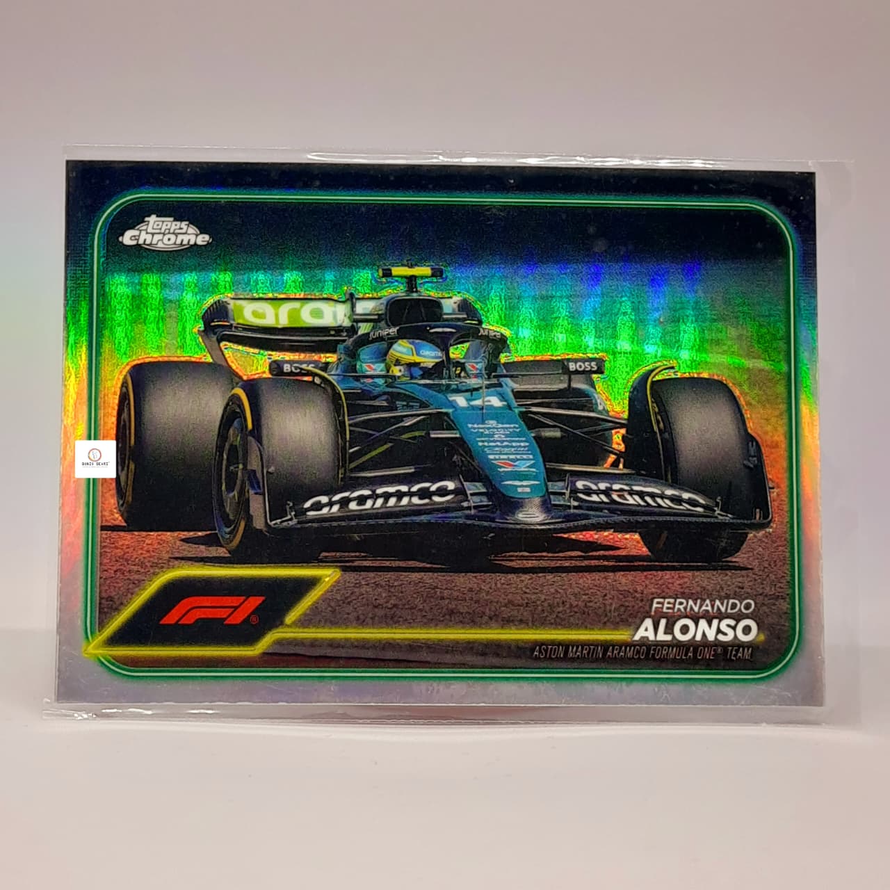 Fernando Alonso [ Refractor] #83 2024 Topps Chrome Formula 1- Refractor card