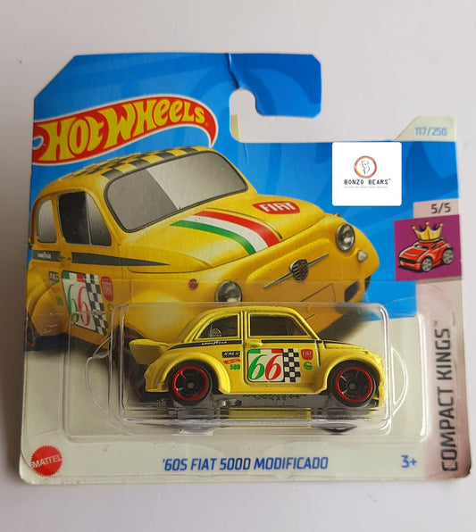 60s Fiat 500D Modificato - Hot Wheels Short Card) | Bonzo Bears