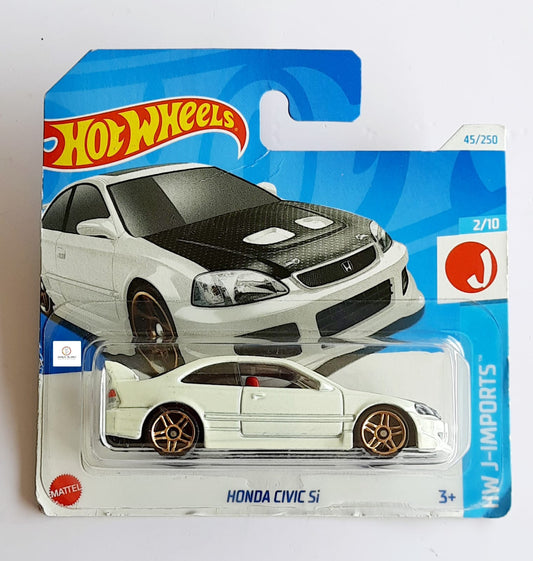 Honda Civic Si – Hot Wheels (White/Black) Short Card | Bonzo Bears