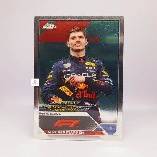 2023 Topps Chrome Formula 1 F1 Max Verstappen #147- Base card