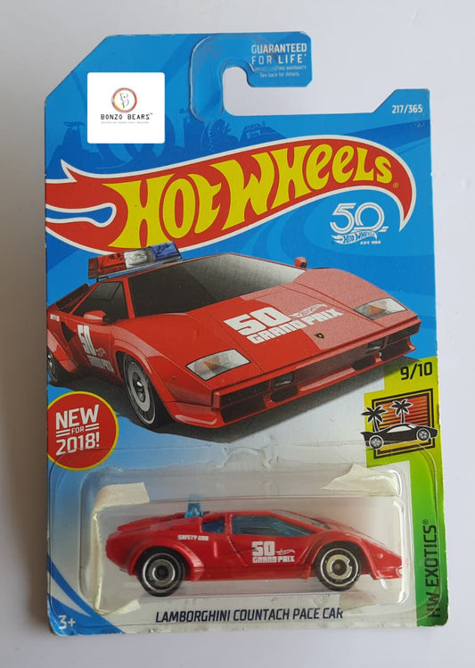 Lamborghini Countach Pace Car #50- Hot Wheels | Bonzo Bears