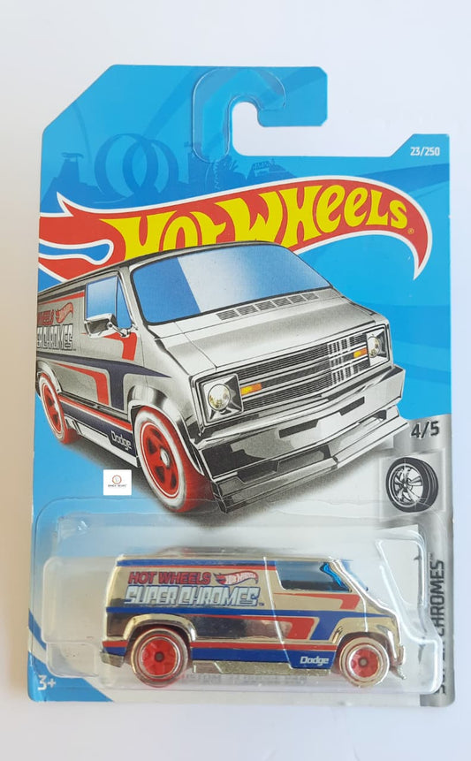 Custom 77 Dodge Van - Super Chromes - Hot Wheels