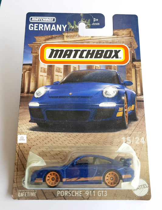 Porsche 911 GT3 - Matchbox Germany - Unique art card
