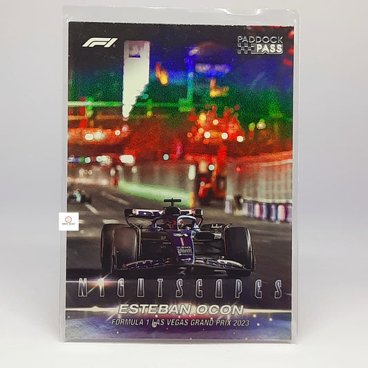 2024 Topps Paddock Pass Formula 1 - Esteban Ocon #NS-9- Refractor card