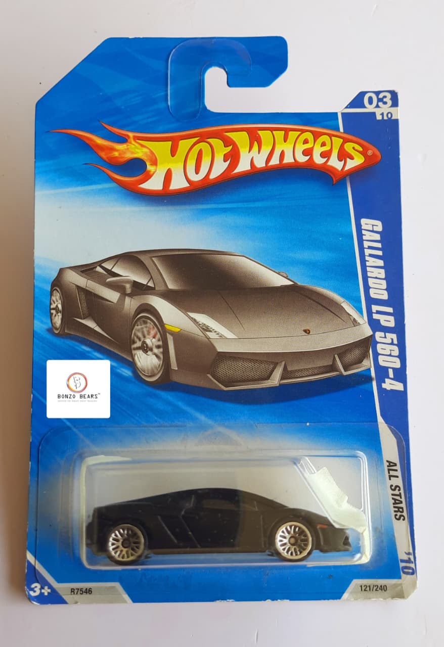 Lamborghini Gallardo LP 560-4 - (Black) Hot Wheels - 2010 release | Bonzo Bears