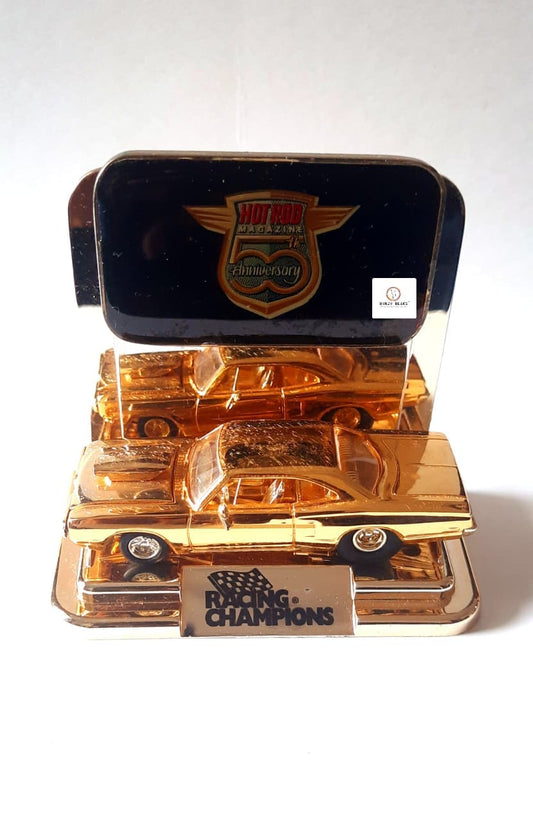 '70 Dodge Super Bee (24K Gold) - Racing Champions - Hot Rod Magazine 50th Anniversary Collector Series (1997 Released) (As per picture)