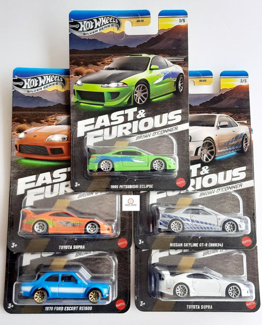 Fast and Furious Set -Set of 5 cars