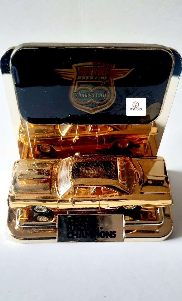 '70 Dodge Super Bee (24K Gold) - Racing Champions - Hot Rod Magazine 50th Anniversary Collector Series (1997 Released) (As per picture)