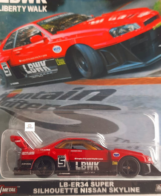 Hot Wheels Car Culture LB-ER34 Super Silhouette Nissan Skyline (Mountain Drifters)