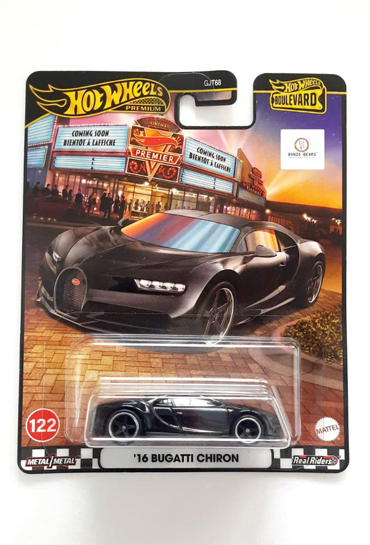 Premium '16 Bugatti Chiron(Black) - Hot Wheels | Bonzo Bears - P4