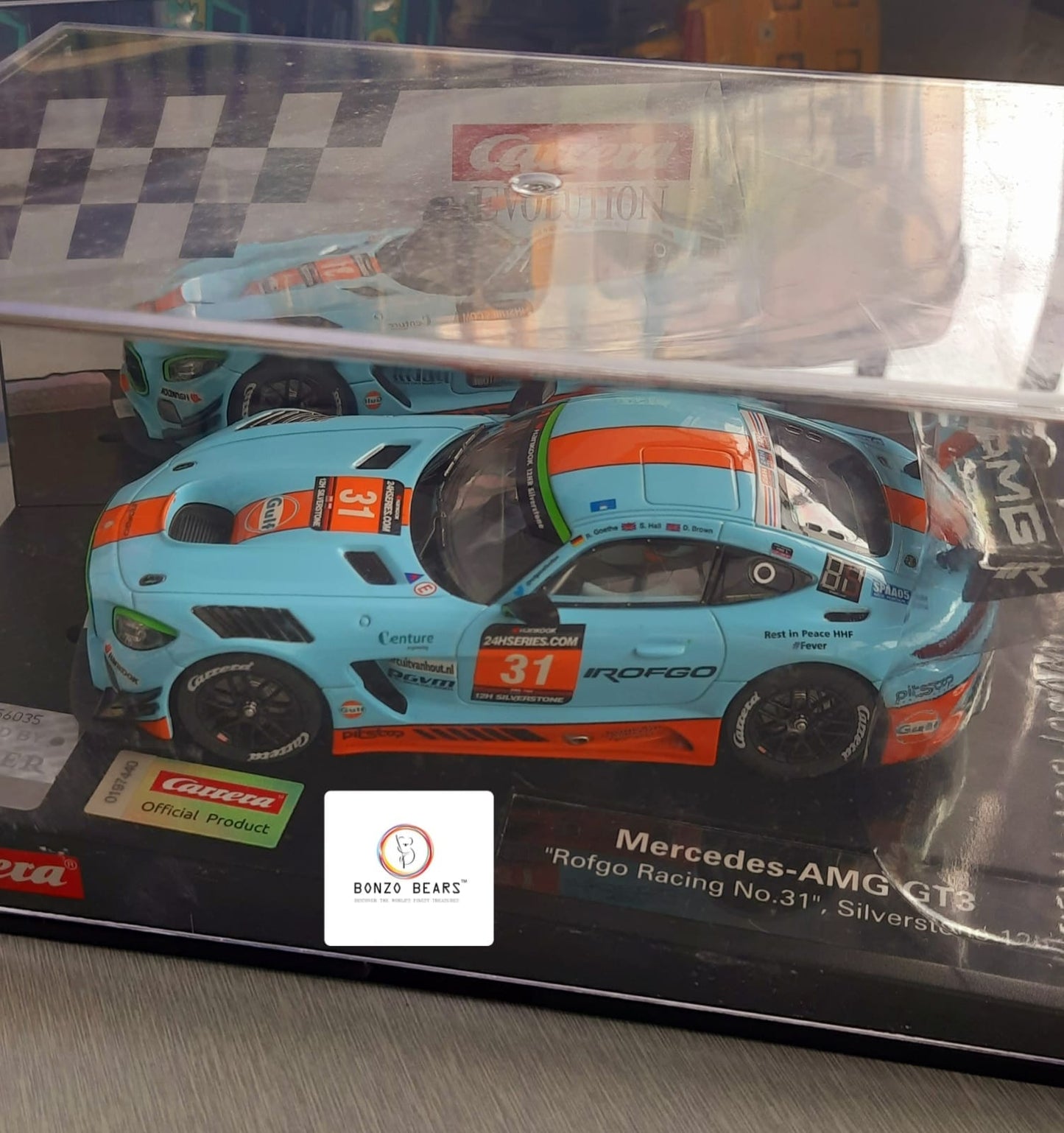 MERCEDES BENZ AMG GT3 ROFGO RACING #31 (1:32) - CARRERA | Bonzo Bears