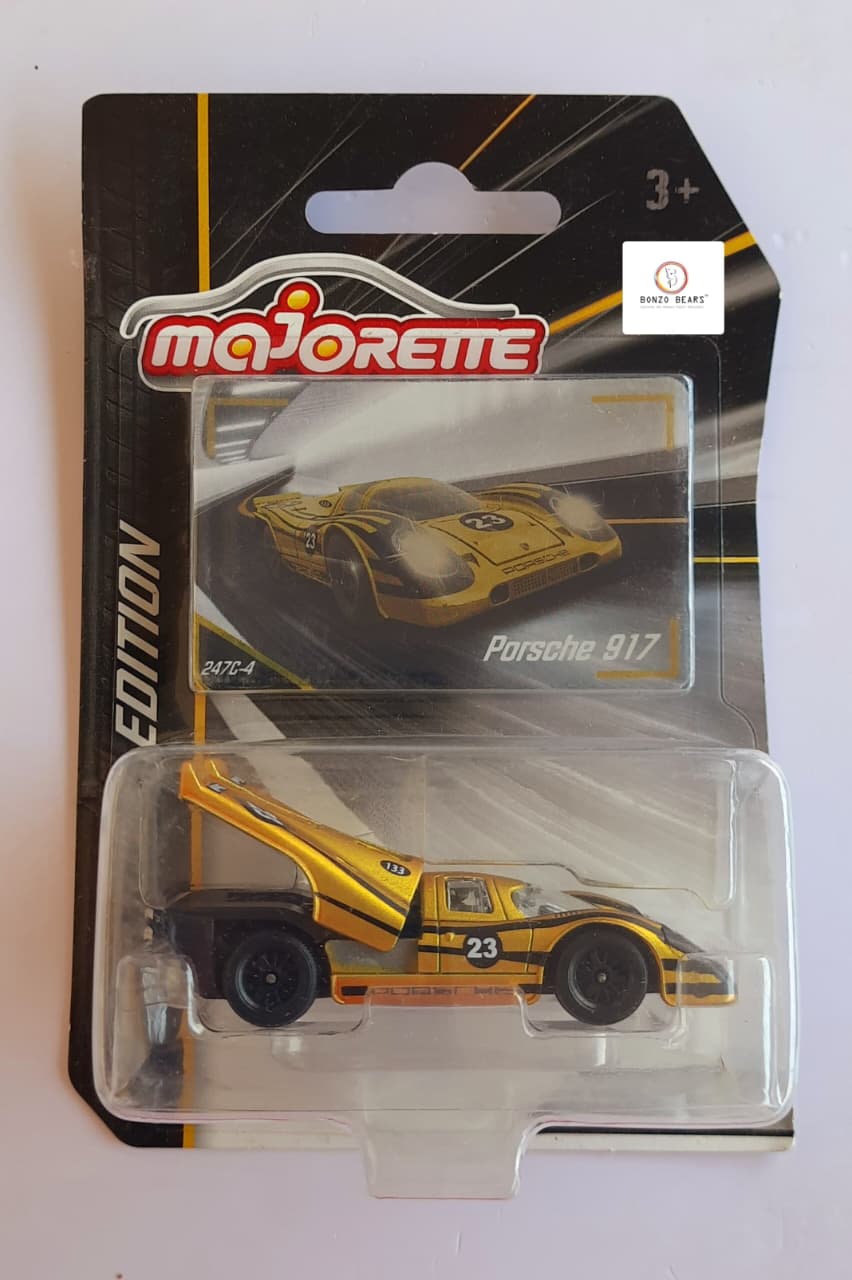 Limited Edition Gold Porsche 917 - Majorette | Bonzo Bears