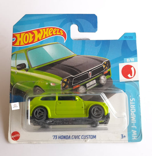 '73 Honda Civic Custom - Hot Wheels- German Short card