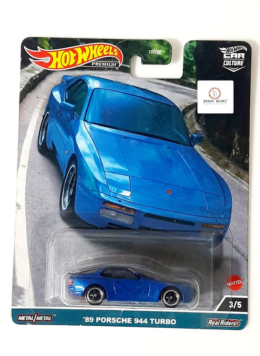 '89 Porsche 944 Turbo - Hot Wheels  Premium Car culture | Bonzo Bears