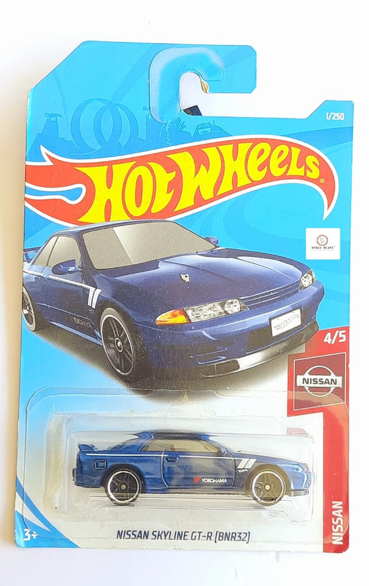 Nissan Skyline GT-R (BNR32) - Hot Wheels (Blue)