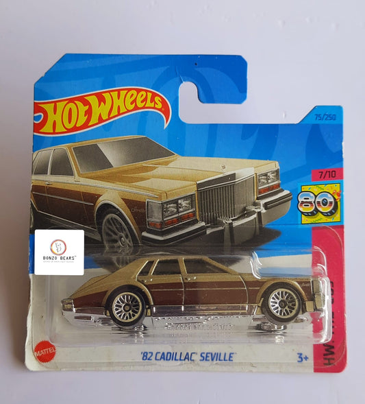 '82 Cadillac Seville - Hot Wheels (European Short Card) | Bonzo Bears