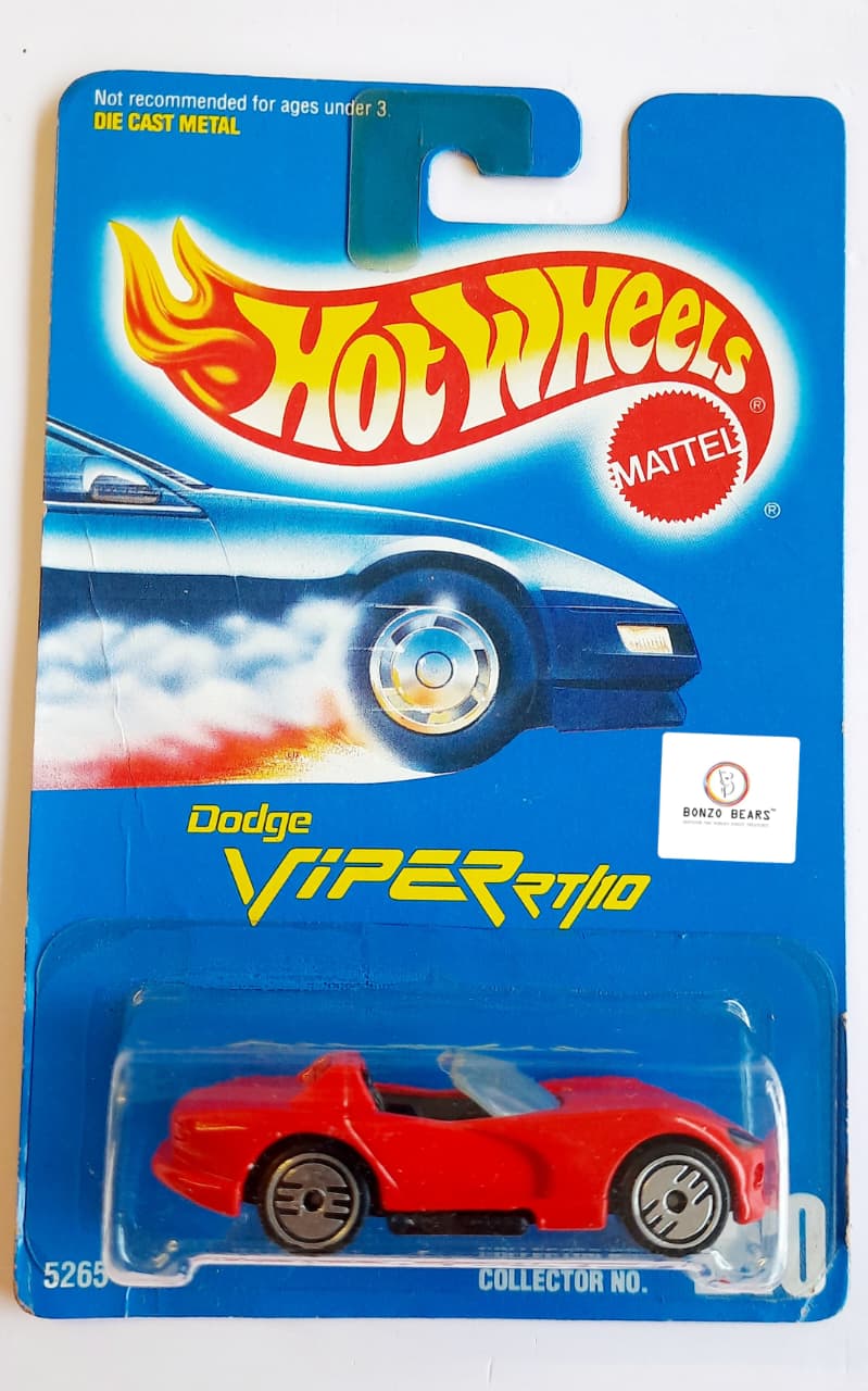 Dodge Viper Rt/10 - Hot Wheels (Red) 1993 Release | Bonzo Bears