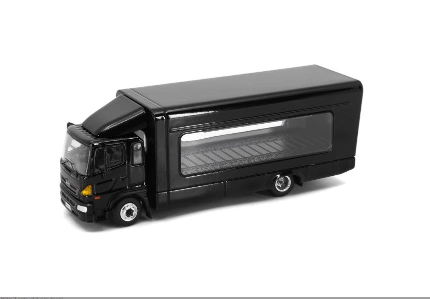 HINO500 Covered Vehicle Transporter (Grey) 1:64 (only Heavy diecast Truck) | Bonzo Bears