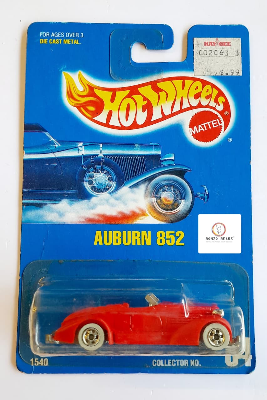 Auburn 852 - Hot Wheels- 1991 Release | Bonzo Bears PB24, PB54
