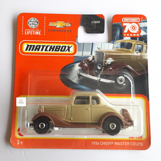 1934 Chevy Master Coupe - Matchbox - Short Card
