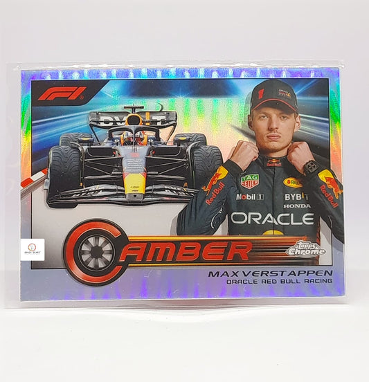 2023 Topps Chrome - F1 MAX VERSTAPPEN Camber #CAM-MVI Oracle Red Bull Racing (Refractor)