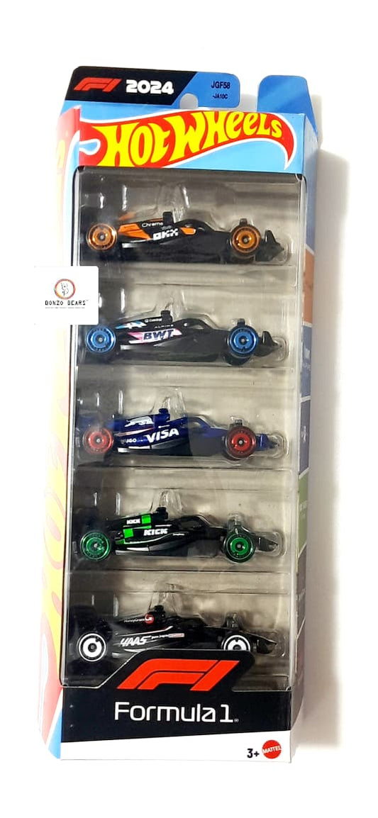 Hot Wheels 2024 Formula 1 5-Car Pack( import ) | Bonzo Bears
