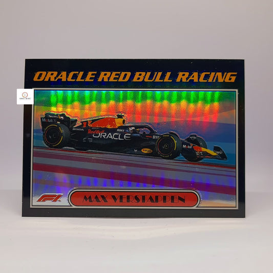 MAX VERSTAPPEN 2023 Topps Chrome Formula 1 Autos of 1977 #AU77-M - Refractor -Insert Card