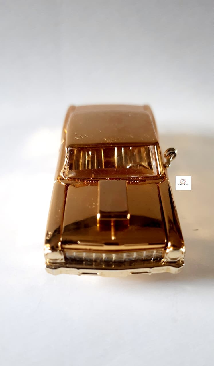 '66 Chevy Nova (24K Gold) - Racing Champions - Hot Rod Magazine 50th Anniversary Collector Series (1997 Released) (As per picture)