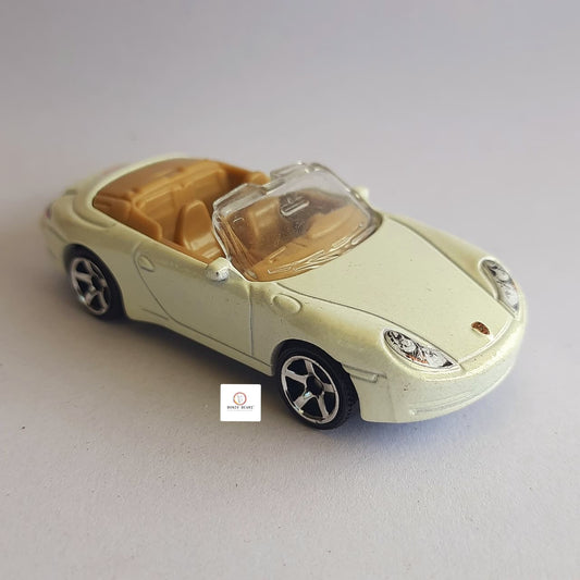 Porsche 911 Carrera Cabriolet (White)- Matchbox  - 1/64 Scale