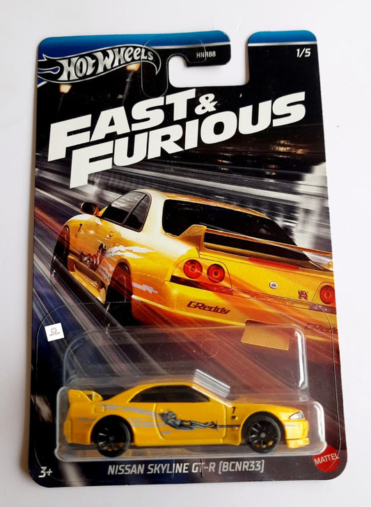 Nissan Skyline GT-R (BCNR33) - Fast & Furious - Hot Wheels