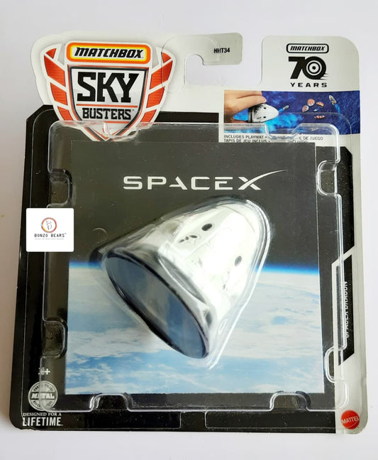 SKY BUSTERS - SPACEX DRAGON WITH PLAYMAT - Matchbox | Bonzo Bears