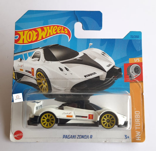 Pagani Zonda R ( White ) - Hot Wheels - Short card