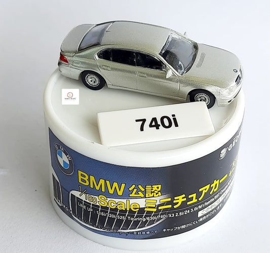 BMW 7 Series 740i Model Car 1:100 Scale NIB Coca Cola