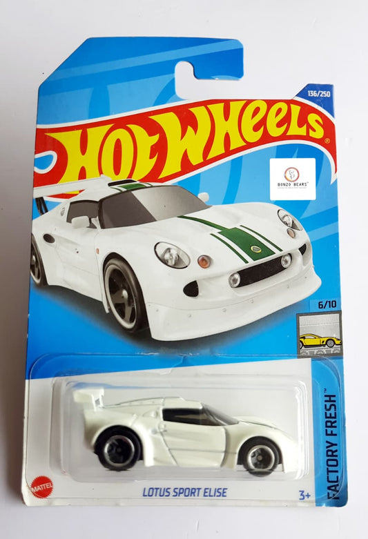 Lotus Sport Elise - Hot Wheels (White) | Bonzo Bears PB30