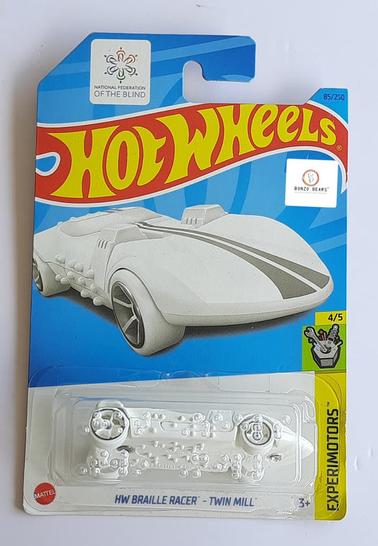 HW Braille Racer - Twin Mill Hot Wheels | Bonzo Bears