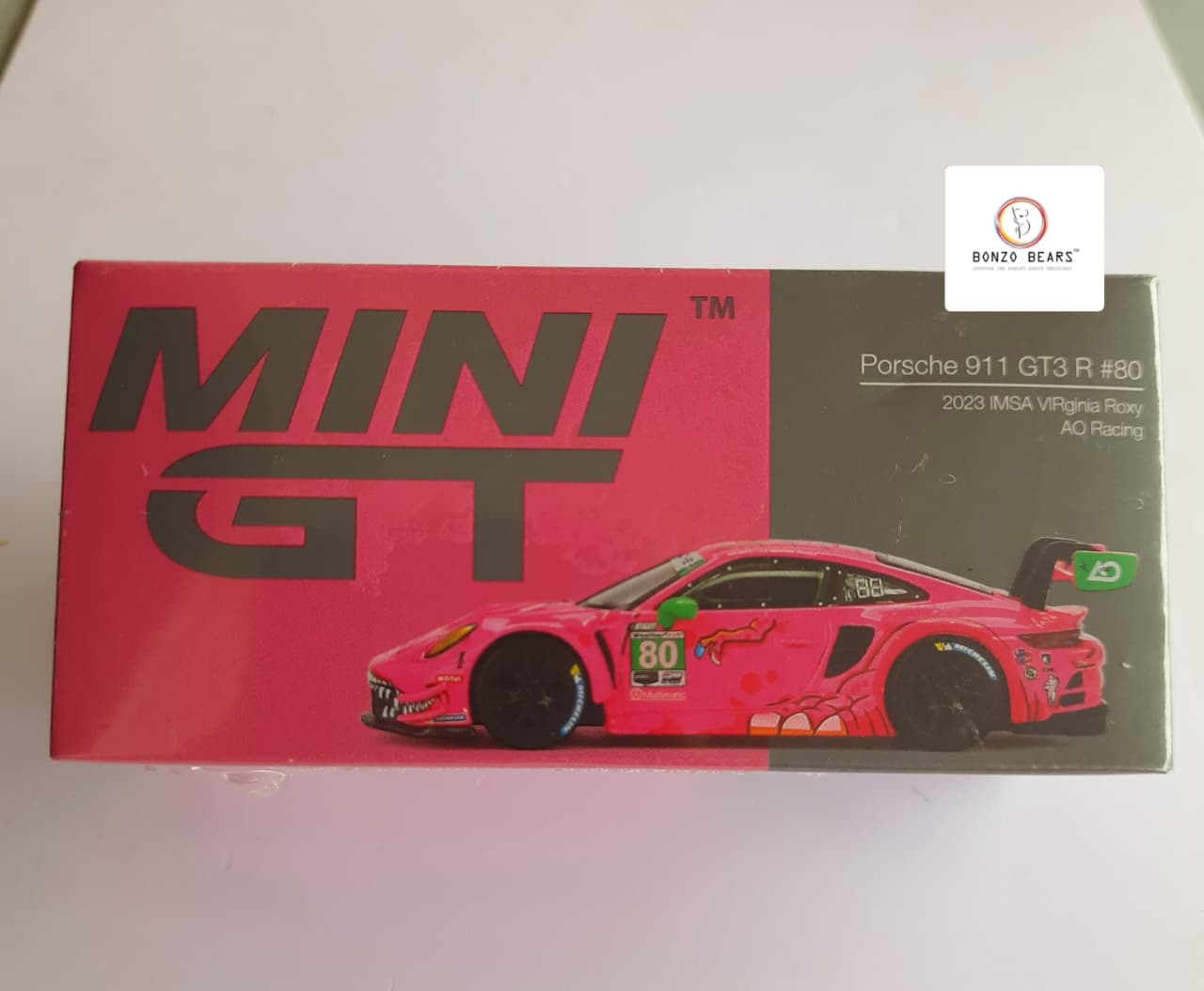 Porsche 911 GT3 R #80 - MINI GT | Bonzo Bears