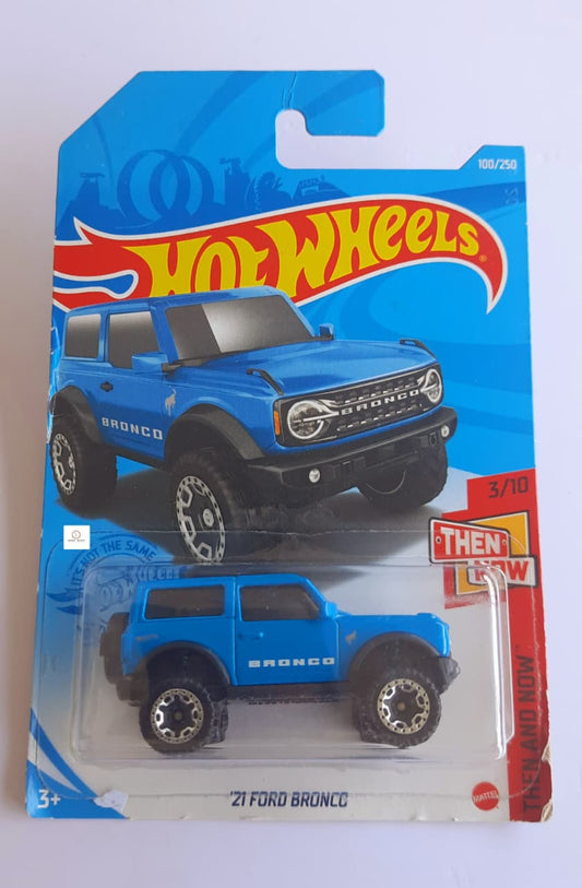 21 Ford Bronco - Hot Wheels (Blue)