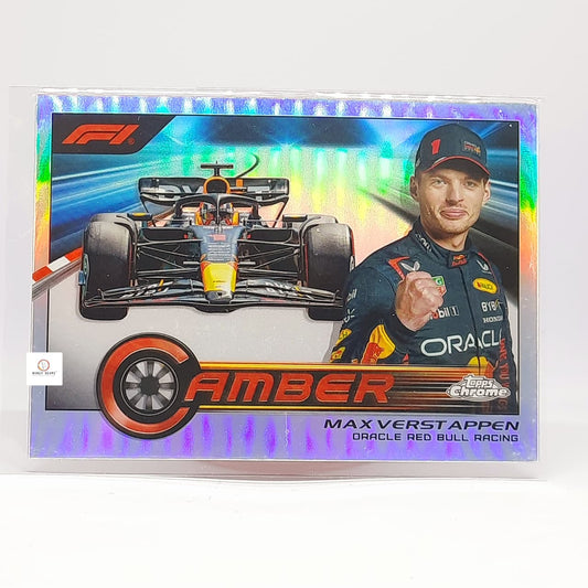 2023 Topps Chrome - F1 MAX VERSTAPPEN Camber #CAM-MV Oracle Red Bull Racing (Refractor)