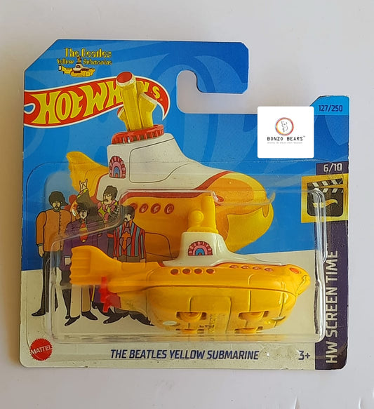 The Beatles Yellow Submarine - Hot Wheels (Short card)| Bonzo Bears ( Rare)