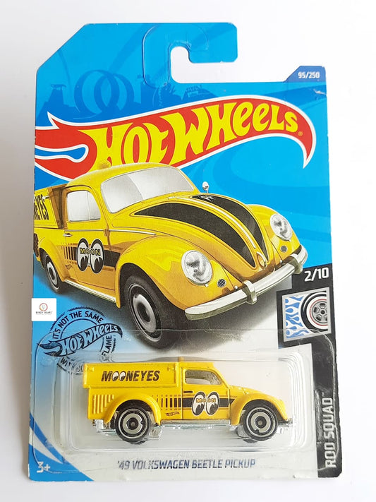 49 Volkswagen Beetle Pickup - Hot Wheels (Yellow) moon Eyes