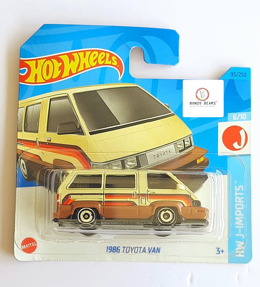 1986 Toyota Van - Hot Wheels (Short Card) | Bonzo Bears