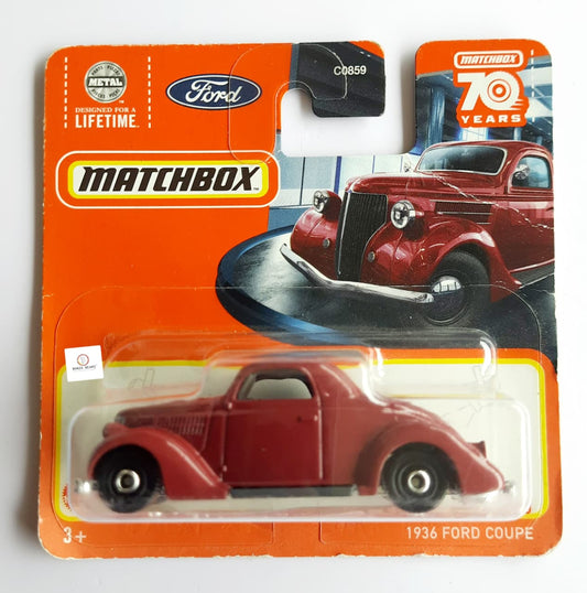 1936 Ford Coupe - Matchbox - Short Card