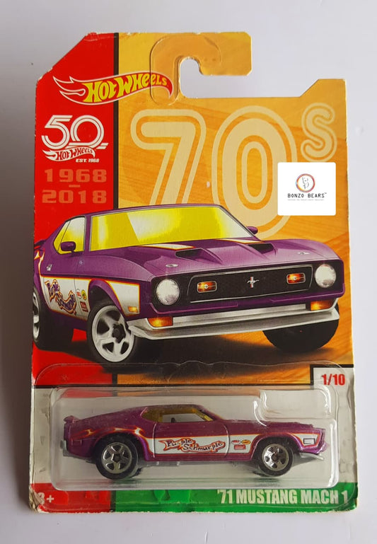 '71 Mustang Mach 1 - Hot Wheels (Anniversary Collection) | Bonzo Bears