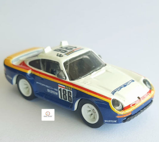 PORSCHE 959 (1986) - Rothmans - WILD TERRAIN - Porsche WRC Rally Car Mini Car - Hotwheels premium -  1/64 Scale