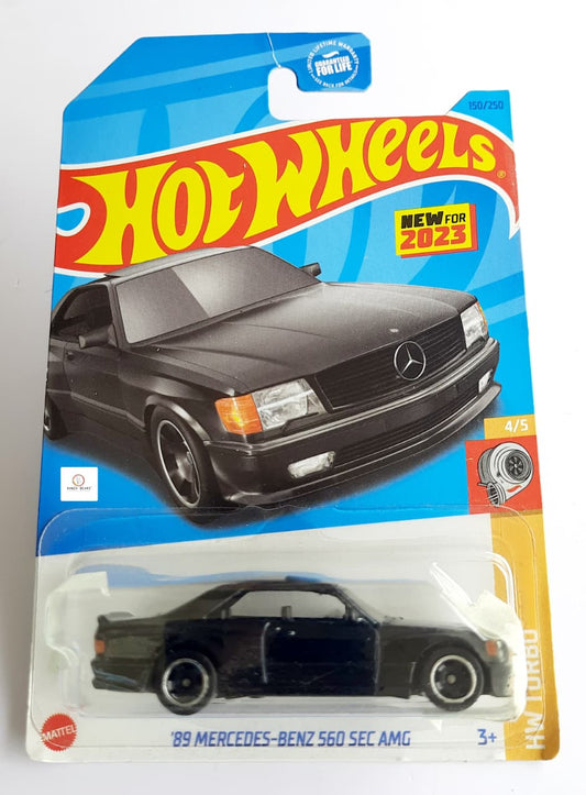 '89 Mercedes-Benz 560 SEC AMG - Hot Wheels (Black)