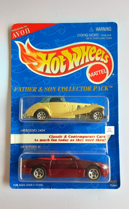 Mercedes, 540 K/Mercedes SL -AVON FATHER AND SON COLLECTOR Pack - HOT WHEELS